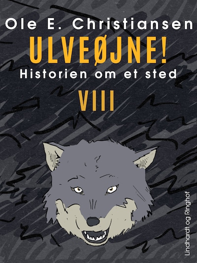 Ulveøjne! – omslag til lydbogen af Ole E. Christiansen