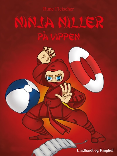 Ninja Niller på vippen – omslag til lydbogen af Rune Fleischer
