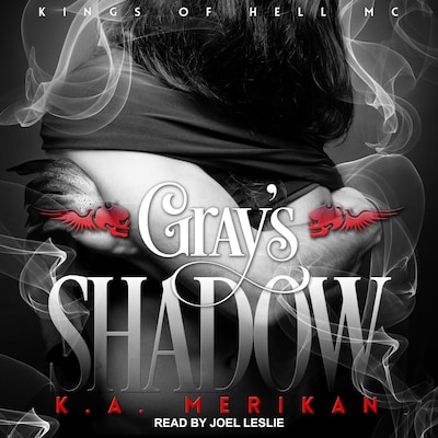 Gray's Shadow – omslag til lydbogen af K.A. Merikan