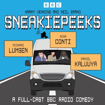 Sneakiepeeks – omslag til lydbogen af Harry Venning, Neil Brand