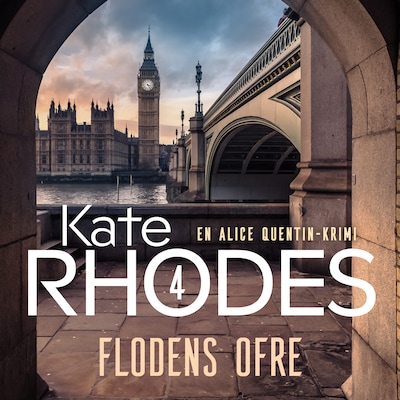 Flodens ofre – omslag til lydbogen af Kate Rhodes