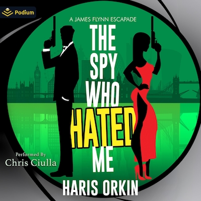 The Spy Who Hated Me – omslag til lydbogen af Haris Orkin