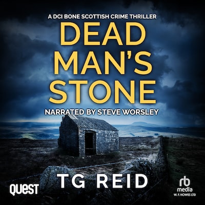 Dead Man's Stone: A DCI Bone Scottish Crime Thriller – omslag til lydbogen af TG Reid