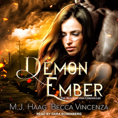 Demon Ember – omslag til lydbogen af M.J. Haag, Becca Vincenza