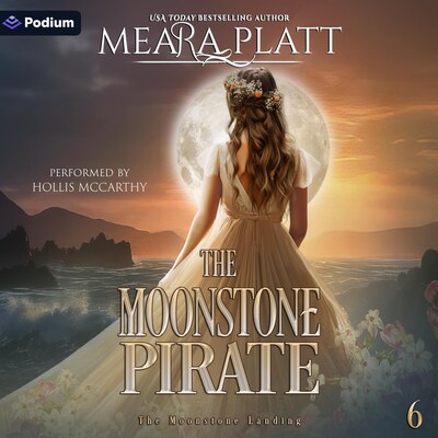 The Moonstone Pirate – omslag til lydbogen af Meara Platt
