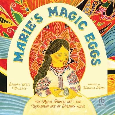 Marie's Magic Eggs – omslag til lydbogen af Sandra Neil Wallace