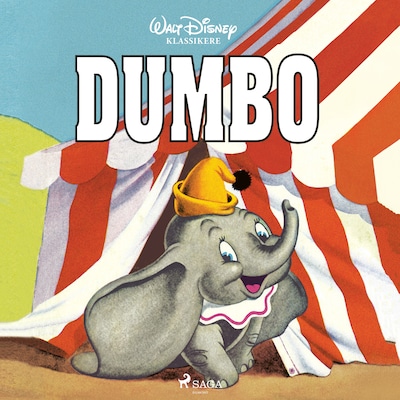 Walt Disneys klassikere - Dumbo – omslag til lydbogen af Disney