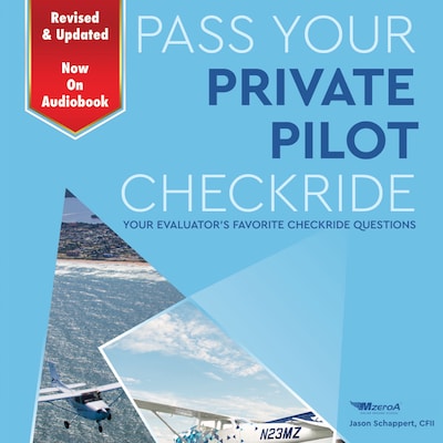 Pass Your Private Pilot Checkride – omslag til lydbogen af Jason Schappert