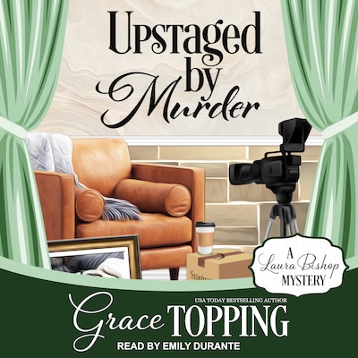 Upstaged by Murder – omslag til lydbogen af Grace Topping