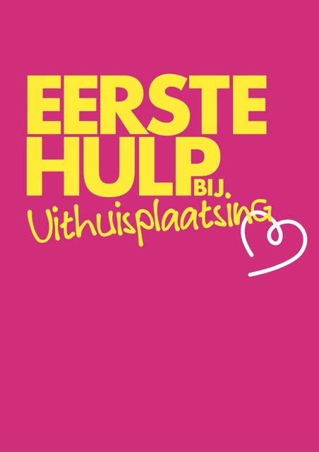 Eerste hulp bij uithuisplaatsing – omslag van het luisterboek van Stichting OPP