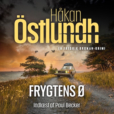 Fredrik Broman 1 - Frygtens ø – omslag til lydbogen af Håkan Östlundh