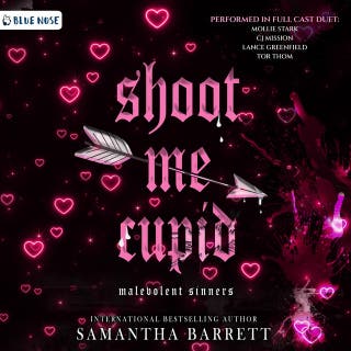 Shoot Me Cupid – omslag till ljudboken av Samantha Barrett