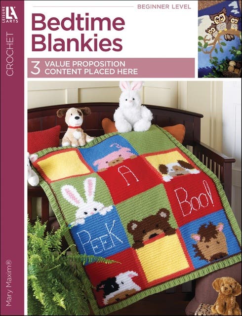 Crochet Bedtime Blankies: The Best of Mary Maxim, 3 Unique & Colorful Graphed Designs – omslag til lydbogen af Mary Maxim