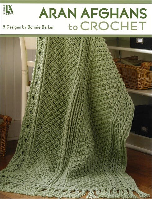 Aran Afghans to Crochet: 5 Designs – omslag til lydbogen af Bonnie Barker