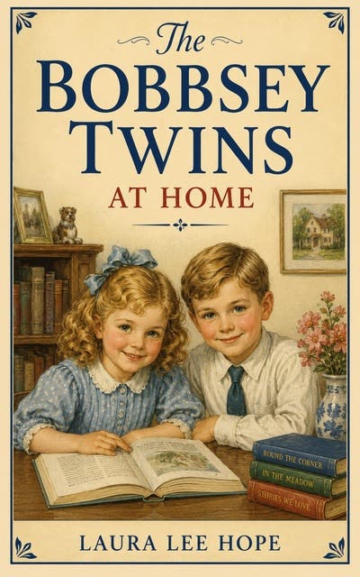 The Bobbsey Twins at Home – omslag til lydbogen af Laura Lee Hope