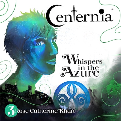 Whispers in the Azure – omslag til lydbogen af Rose Catherine Khan