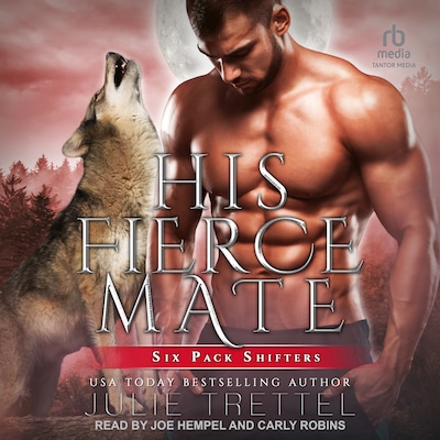 His Fierce Mate – omslag til lydbogen af Julie Trettel