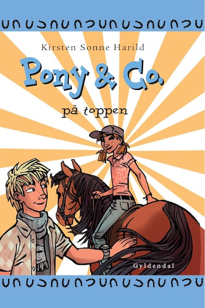 Pony & Co. 12 - På toppen – omslag til lydbogen af Kirsten Sonne Harild