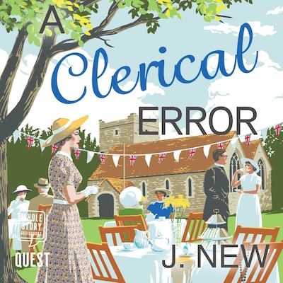 A Clerical Error – omslag til lydbogen af J. New