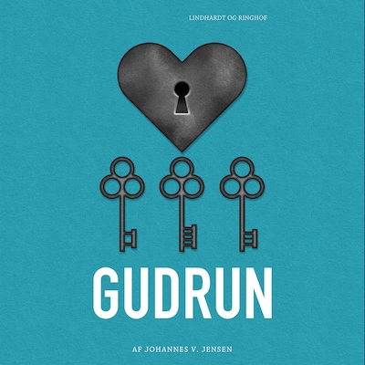 Gudrun – omslag til lydbogen af Johannes V. Jensen