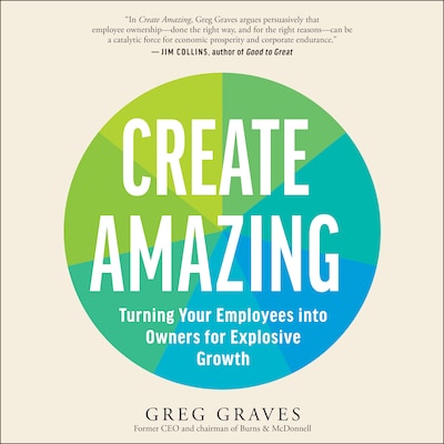 Create Amazing – omslag til lydbogen af Greg Graves
