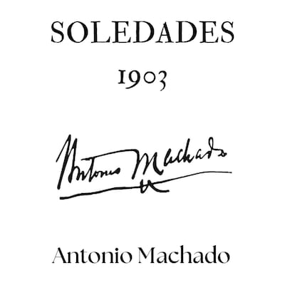 Soledades. 1903 – omslag til lydbogen af Antonio Machado