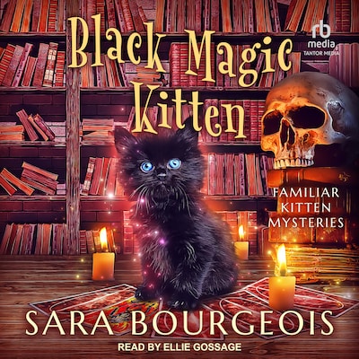 Black Magic Kitten – omslag til lydbogen af Sara Bourgeois