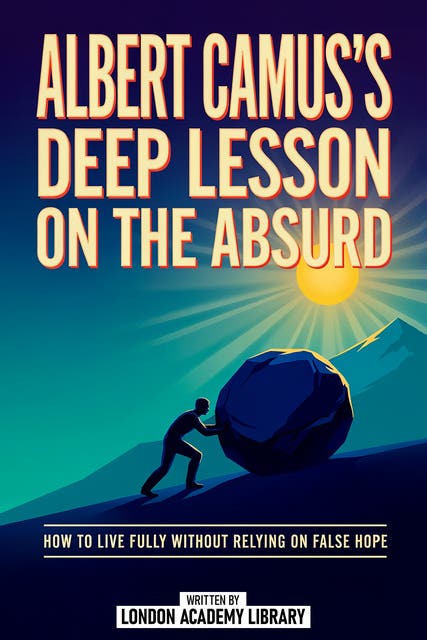 Albert Camus' Deep Lesson On The Absurd: How To Live Fully Without Relying On False Hope – omslag til lydbogen af London Academy Library