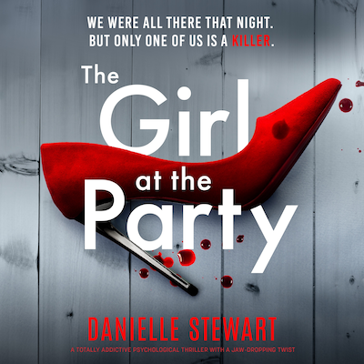 The Girl at the Party – omslag til lydbogen af Danielle Stewart
