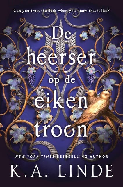 De heerser op de eiken troon – omslag van het luisterboek van K.A. Linde