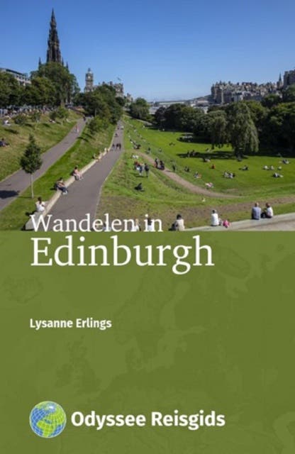 Wandelen in Edinburgh – omslag van het luisterboek van Lysanne Erlings