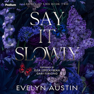 Say It Slowly – omslag til lydbogen af Evelyn Austin