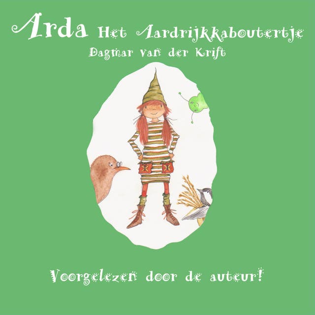 Arda het Aardrijkkaboutertje – omslag van het luisterboek van Dagmar van der Krift