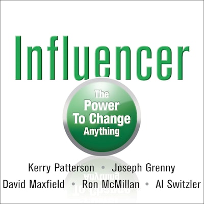 Influencer – omslag til lydbogen af Joseph Grenny, David Maxfield, Kerry Patterson