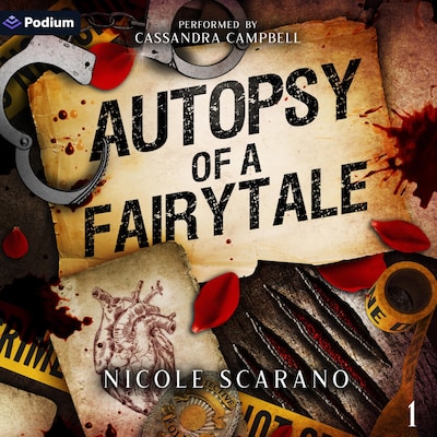 Autopsy of a Fairytale – omslag til lydbogen af Nicole Scarano
