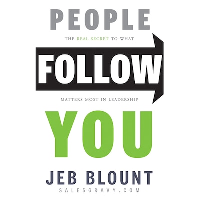 People Follow You – omslag til lydbogen af Jeb Blount