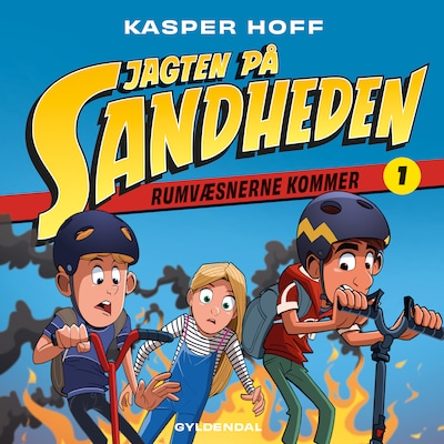 Jagten på sandheden 1 - Rumvæsnerne kommer – omslag til lydbogen af Kasper Hoff