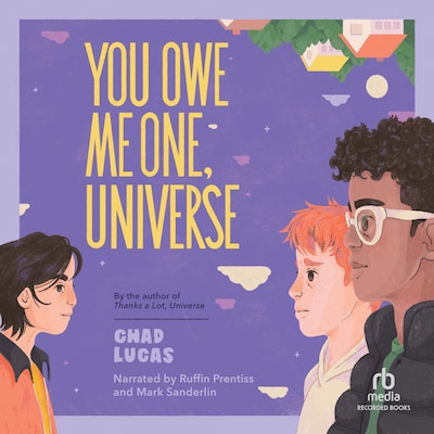 You Owe Me One, Universe – omslag van het luisterboek van Chad Lucas