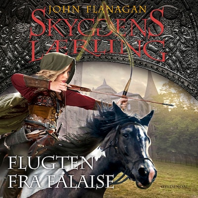 Skyggens Lærling 16 - Flugten fra Falaise – omslag til lydbogen af John Flanagan