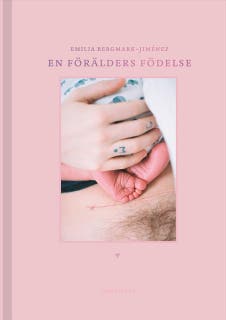 En förälders födelse – omslag till ljudboken av Emilia Bergmark-Jiménez