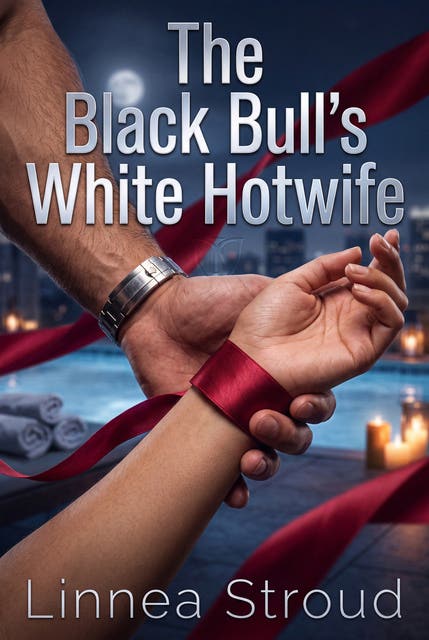 The Black Bull's White Hotwife: Interracial Cuckold Humiliation Romance – omslag til lydbogen af Linnea Stroud
