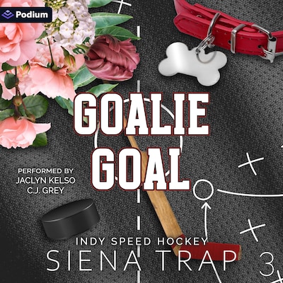 Goalie Goal – omslag til lydbogen af Siena Trap