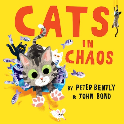Cats in Chaos – omslag til lydbogen af Peter Bently