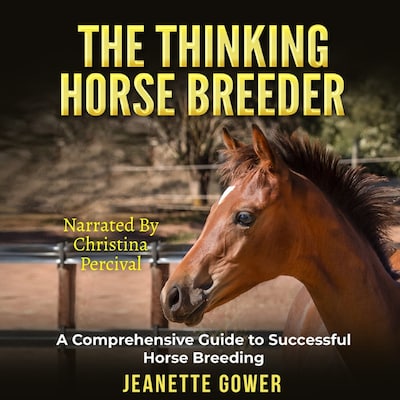 The Thinking Horse Breeder – omslag til lydbogen af Jeanette Gower