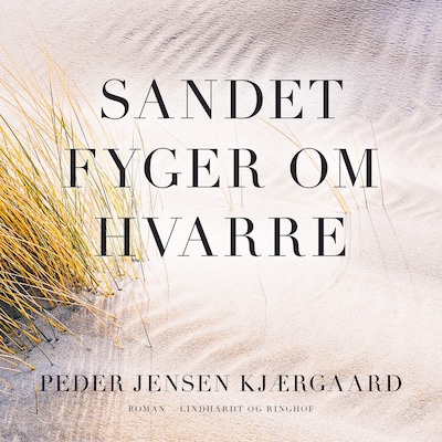 Sandet fyger om Hvarre – omslag til lydbogen af Peder Jensen Kjærgaard