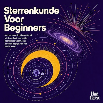 Sterrenkunde Voor Beginners – omslag van het luisterboek van Huis van het Heelal