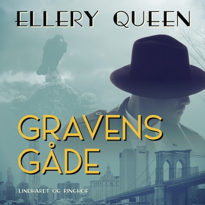 Gravens gåde – omslag til lydbogen af Ellery Queen