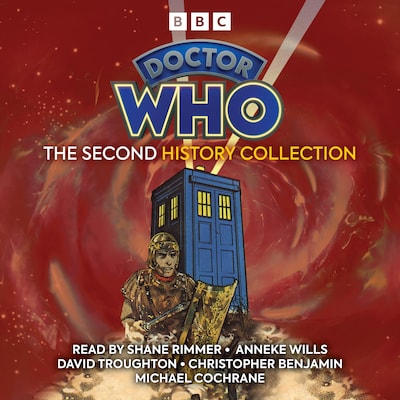Doctor Who: The Second History Collection – omslag til lydbogen af Terrance Dicks, Terence Dudley, Gerry Davis