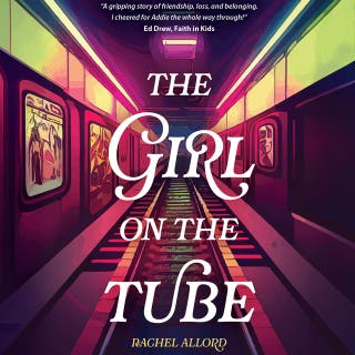The Girl on the Tube – omslag till ljudboken av Rachel Allord