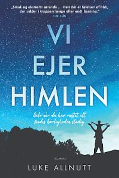 Vi ejer himlen – omslag til lydbogen af Luke Allnutt